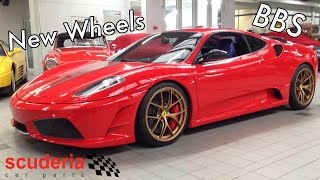 LOWERED Ferrari 430 Scuderia with ultra lightweight BBS wheels