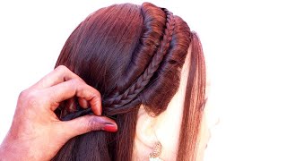 New amazing hairstyle  easy  front hairstyle | hairstyle open hairs | hairtstyle for party
