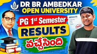 Pg 1st semester Results in Ambedkar Open University@StudentUpdates247 