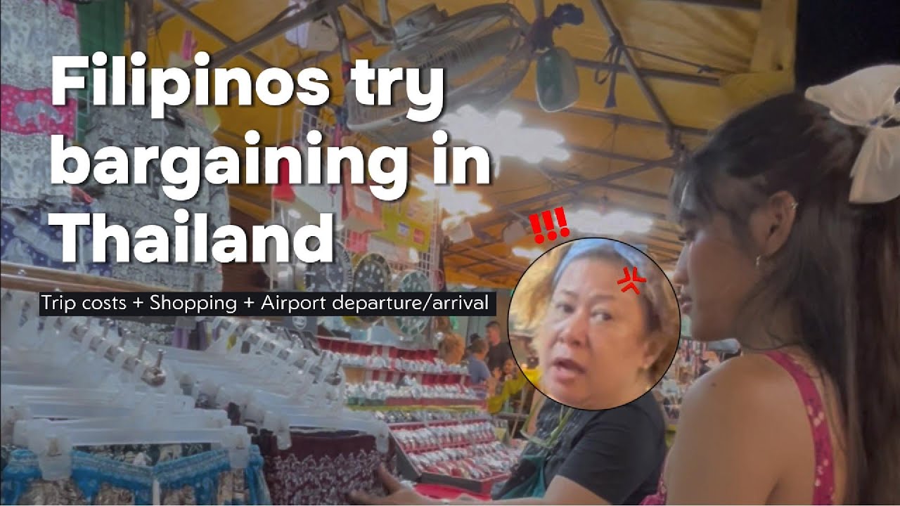 Shopping in THAILAND | Haggle, Trip costs, Shopping, Airport | Lynbrie Official