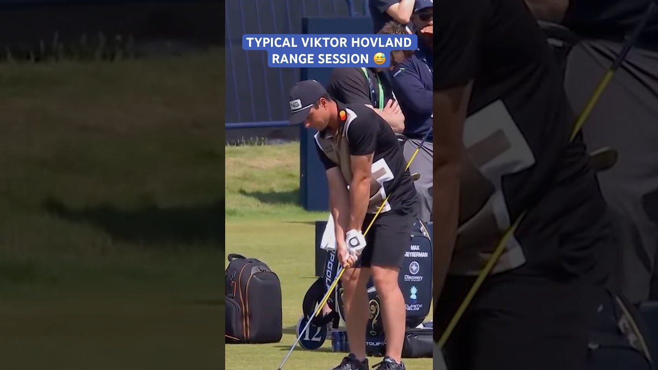 “It wouldn’t be a Viktor Hovland practice session without him going full tin cup on everybody” 😂