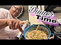 COOK DINNER WITH ME BAKED FISH SHRIMP FETTUCCINE COOK DINNER WITH ME BAKED FISH SHRIMP FETTUCCINE