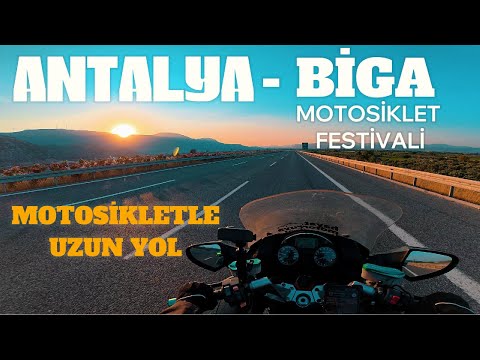 Long Distance Motorcycle Trip | We're going to the BİGA Motorcycle Festival from ANTALYA