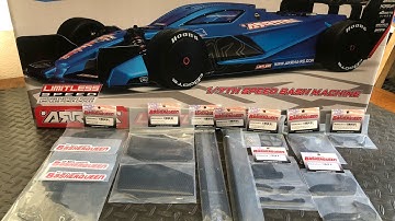 Arrma Limitless Giveaway Build Basherqueen Side skirts & Shock tower Installation part 1