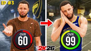 STEPH CURRY BUILD 60 OVR to 99 OVR in NBA 2K26 No Money Spent | Ep. 3