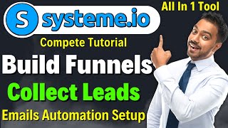 Systeme.io Complete Tutorial In HINDI 2025 | Build Funnels | Collect Leads | Emails Automation Setup