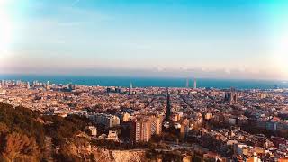 Barcelona #spain #sunset -