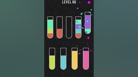 Water Sort Puzzle   level 66 old !!! Mobile Cell Phone Game Walkthrough Android / Apple
