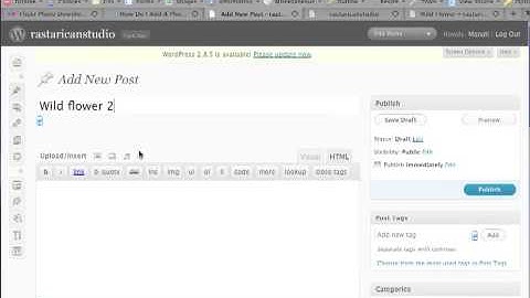 How to use a flickr image for wordpress