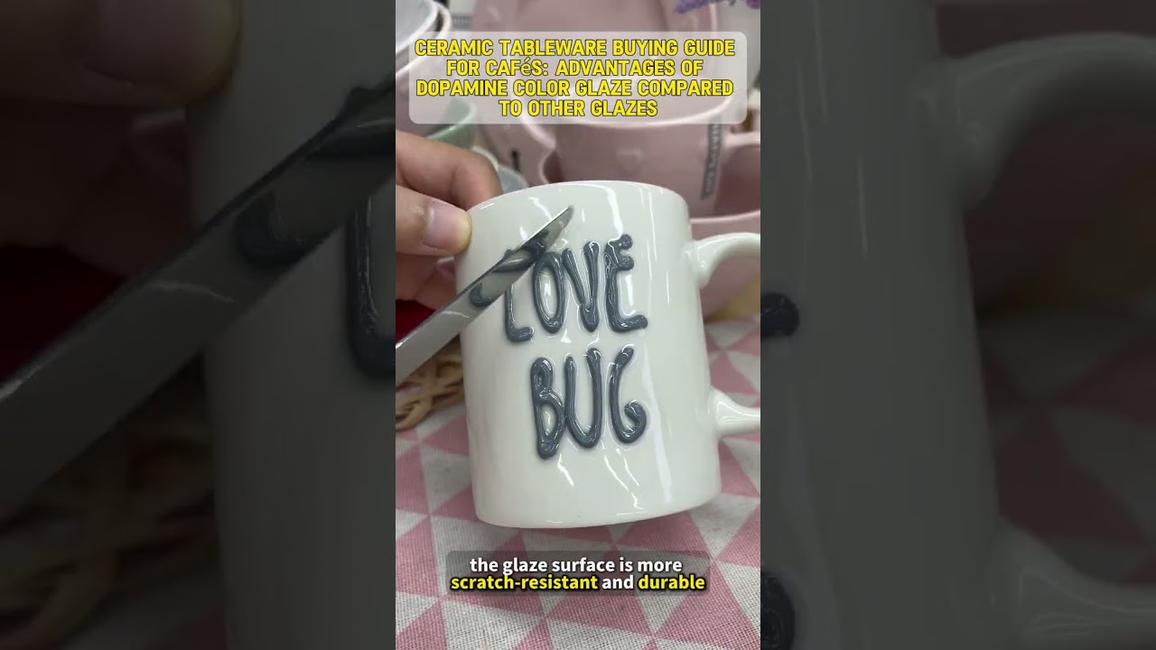 Café Ceramic Tableware Guide: Benefits of Dopamine Color Glaze vs. Other Glazes