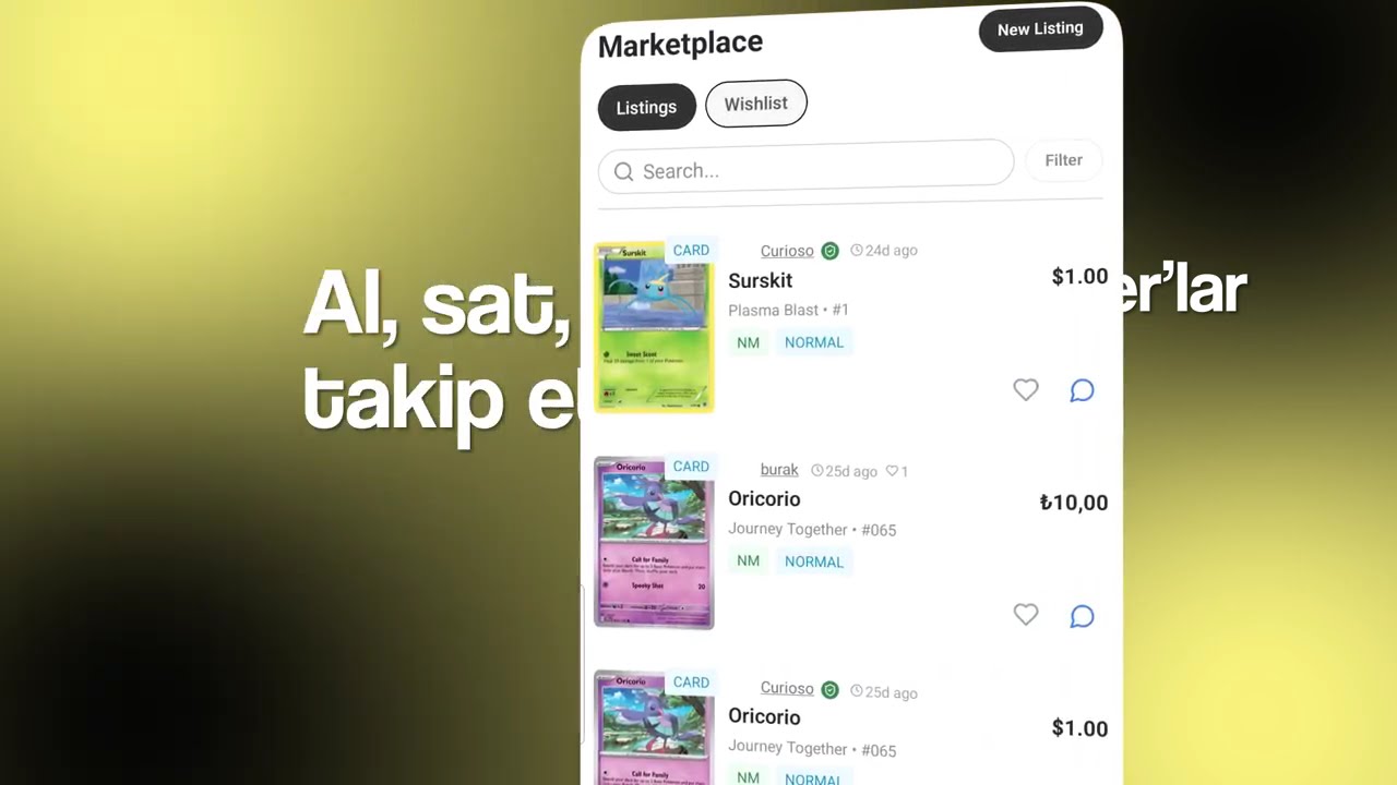 Curio | TCG Kart Koleksiyonunu Yönetmenin En Akıllı Yolu