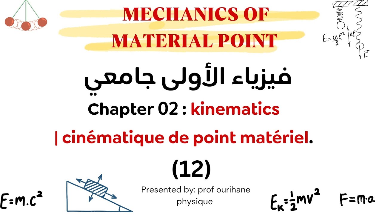 PHYSICS 01 | CHAPTER 02 | LESSON (12) |  relative motion  part (01)| الحركة النسبية 