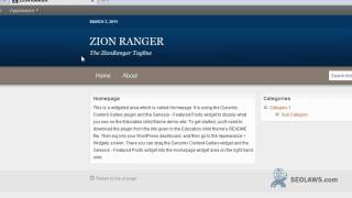 Studio Press Wordpress Tutorials - Changing a Wesite Name