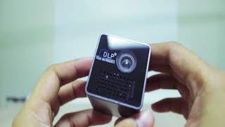 REVIEW DLP P1+ Simplified Micro Portable Projector Unboxing- Hellotronics