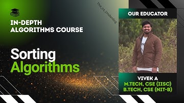 Sorting Algorithms | Algorithms Lecture 13 | The cs Underdog