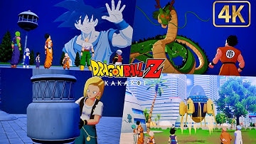 DRAGON BALL Z KAKAROT Gameplay - Gohan finds out that Krillin likes Android 18 4K 60FPS