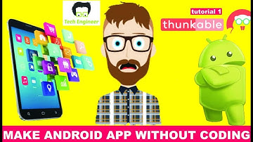 【Hindi】Make your free Android App without coding || Thunkable Tutorial 1 😍😍