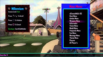 [PS3/BO2] Millennium GSC Mod Menu V1 + DOWNLOAD [1.19]