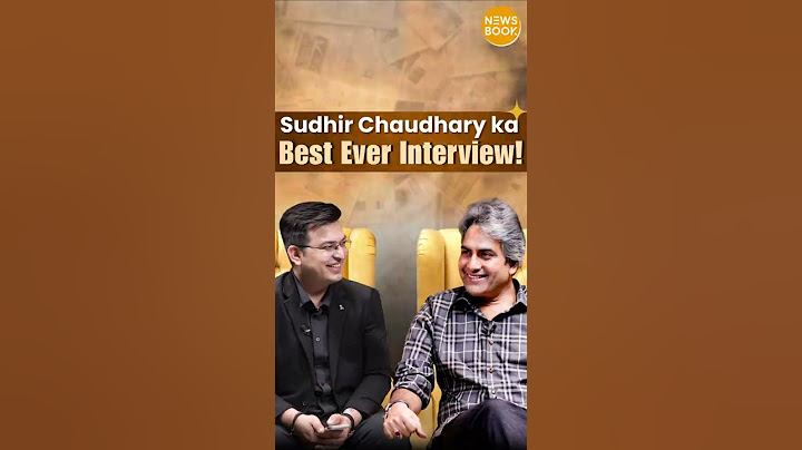 Sudhir Chaudhary tells his own Favorite interview ! | Shubhankar Mishra