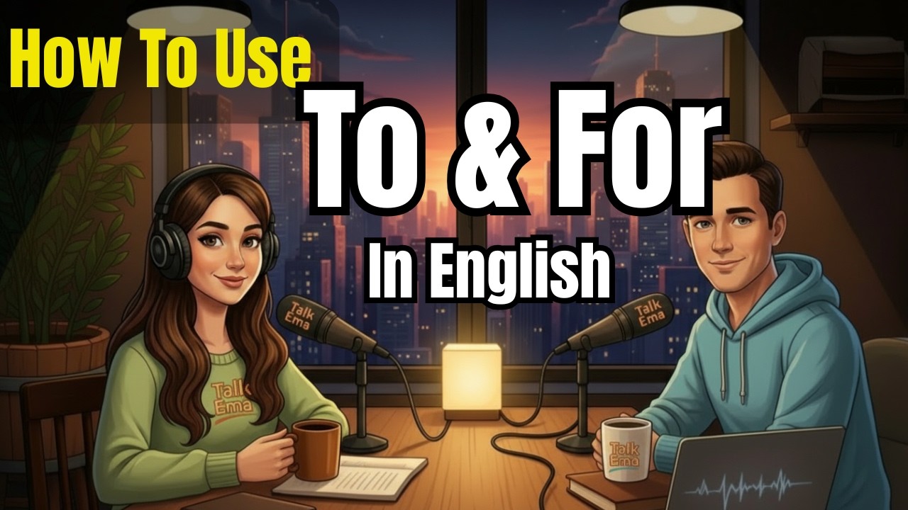 How to Use "To & For" In English | Learn English Podcast For beginners ...