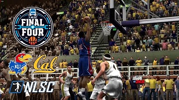 College Hoops 2K8 Tournament - Final Four - Kansas (Nate Stacho) vs Cal (KingJMase)