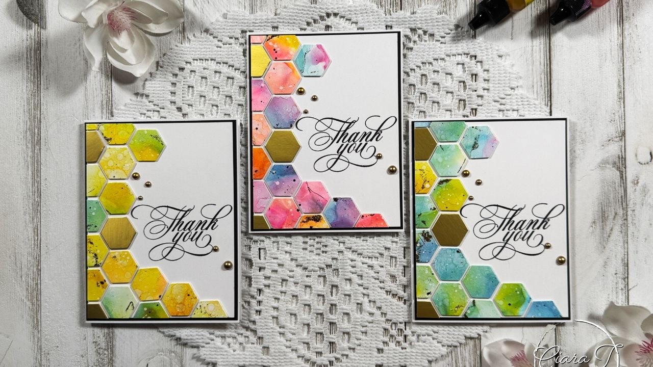 Как создать потрясающие открытки с алкогольными чернилами