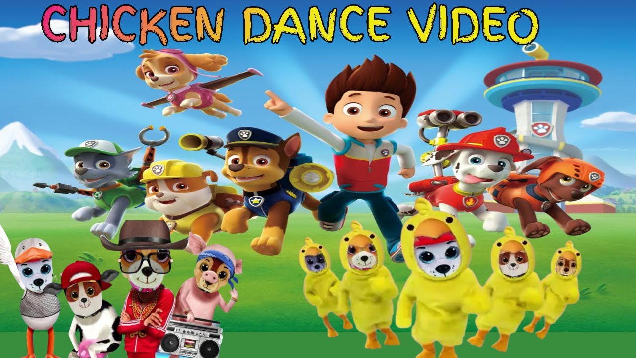 Paw Patrol Chicken Dance and Birthday Celebrations Paw Patrol funny