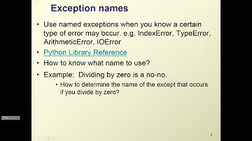 GIS540: Error Handling (Ch 14)