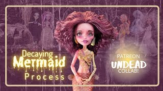 Decaying Mermaid Process / Monster High Custom Repaint / Patreon Collab screenshot 2