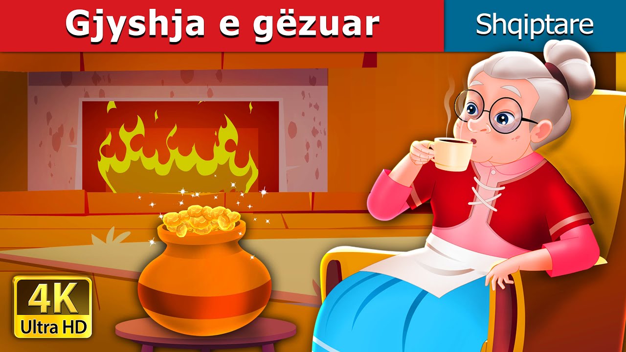 Gjyshja e gëzuar | The Cheerful Granny in Albanian | @AlbanianFairyTales