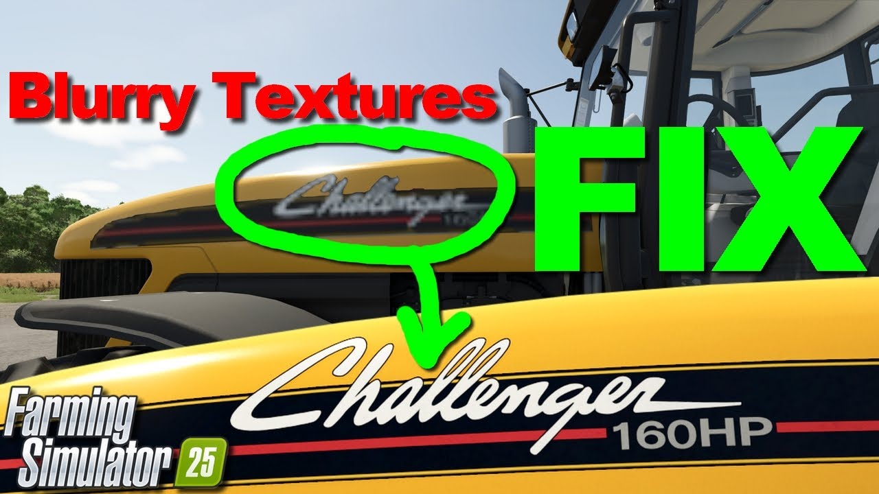 🔥Farming Simulator 25 - Jak naprawić rozmyte tekstury i naklejki? How to fix blurry textures? #FS25