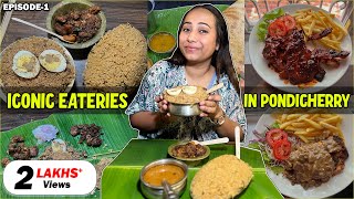 Must Try Iconic Restaurants in Pondicherry | Sukka Biryani, French Food, Ghee Uttapam & more | Ep-1 screenshot 3