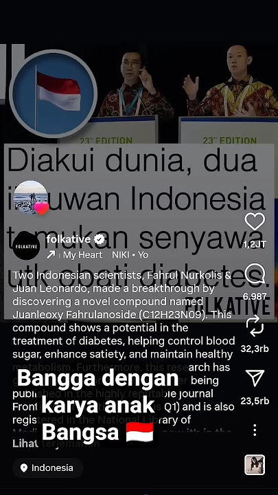 Dua Ilmuwan Indonesia temukan senyawa untuk obati diabetes