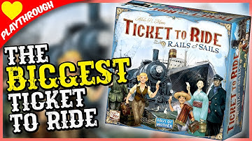 Ticket To Ride Rails & Sails Full Play! w/ Jesse & Joe + Bernie & Matt from @tabletalkgamers