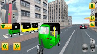 Modern Tuk Tuk Auto Driver 3D Gameplay (Android iOS) Game video @TechGaming2.1  screenshot 1