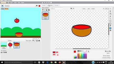 Creating An Apple Catcher Game in Scratch 2.0!