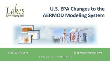 Lakes Environmental Software Webinar - US EPA AERMOD Model Updates 18081