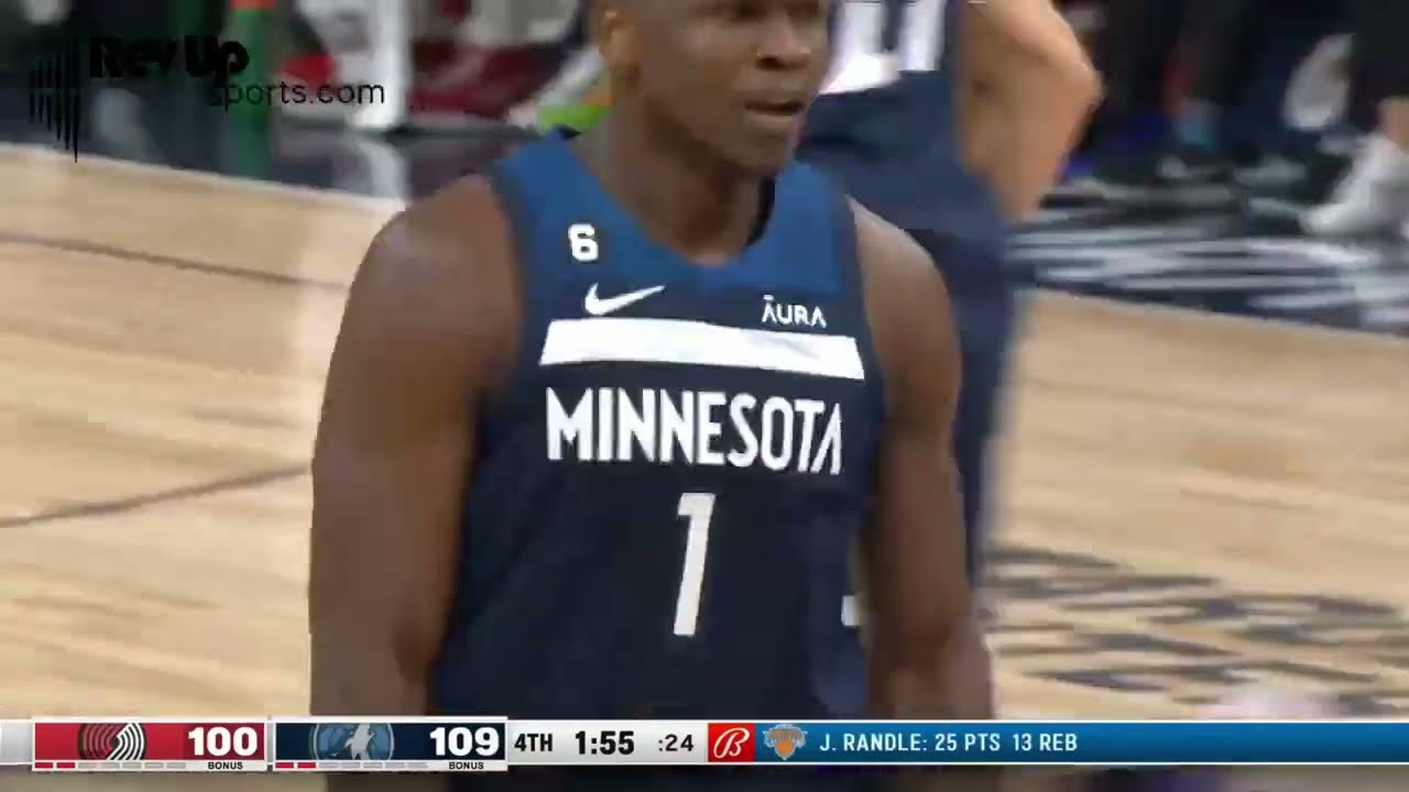 Anthony Edwards Explodes for 32 Points!