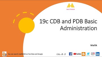 19c - CDB & PDB Basic Administration - Connect to PDB using service_name || CDB & PDB Management
