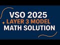 📐🧮 VSO 2025 Layer 3 | Model Math Problem & Solution ✨📊