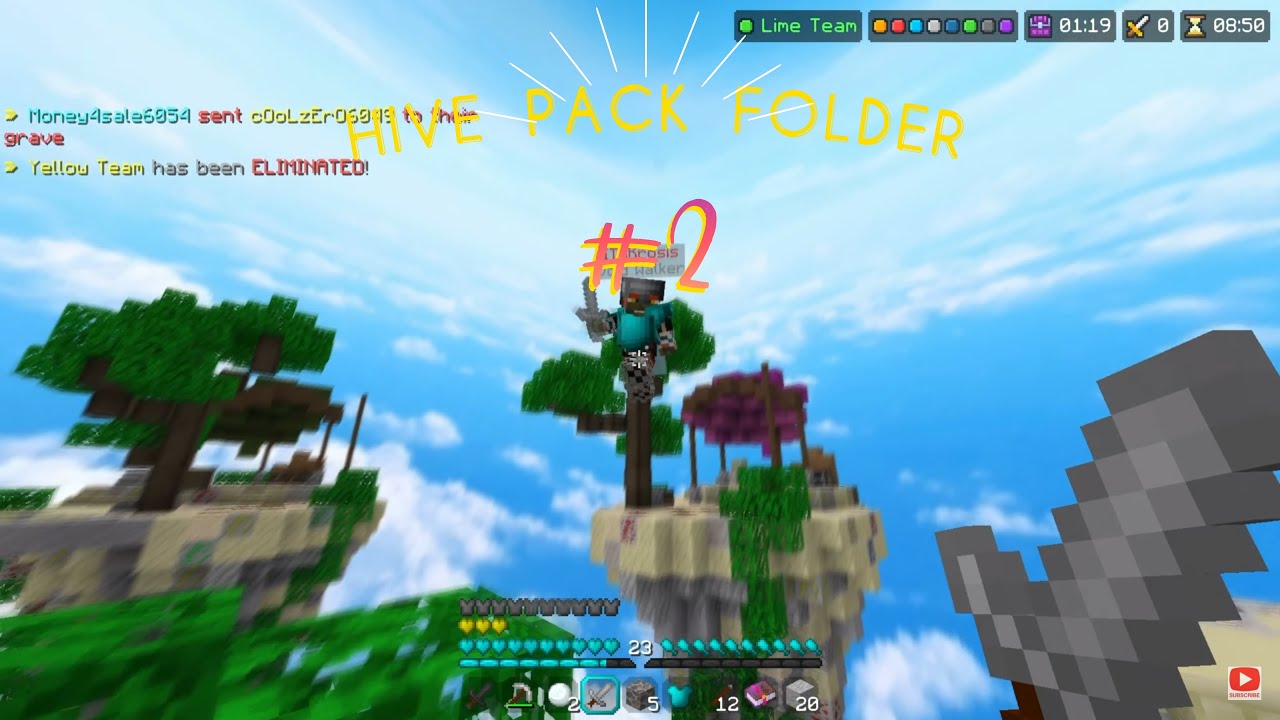 The SMOOTHEST Hive Pack Folder #2 (Skywars, TreasureWars, SG, Sumo.)