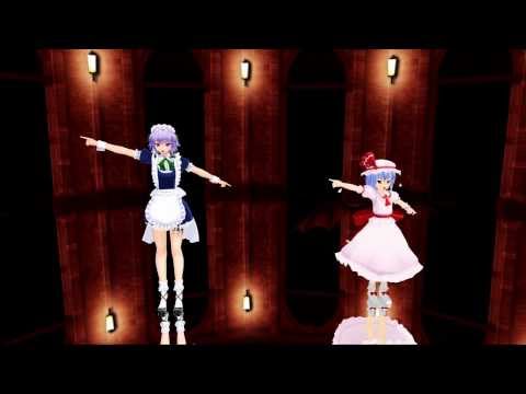 【東方MMD】　Bad Apple!!　アールビット式 十六夜 咲夜　【HD】