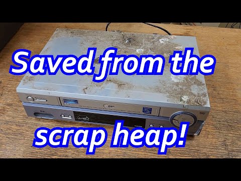 LG FC930W Video VHS VCR Repair - Cassette Won't Load! A Successful Fix Eventually! Saved from Scrap!