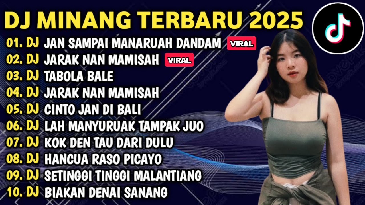 DJ MINANG TERBARU 2025 FULL BASS - DJ MANGKO DENAI PAI MANJAUAH X TABUSAN RINDU VIRAL