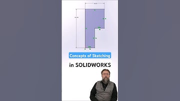 Concepts of Sketching in SOLIDWORKS: CADvice of the Week 13  #solidworks #3dmodelingsoftware
