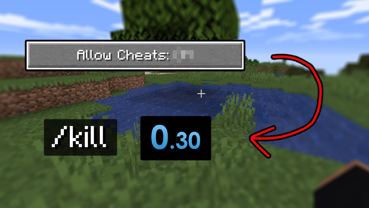 Minecraft DEATH SPEEDRUN with CHEATS