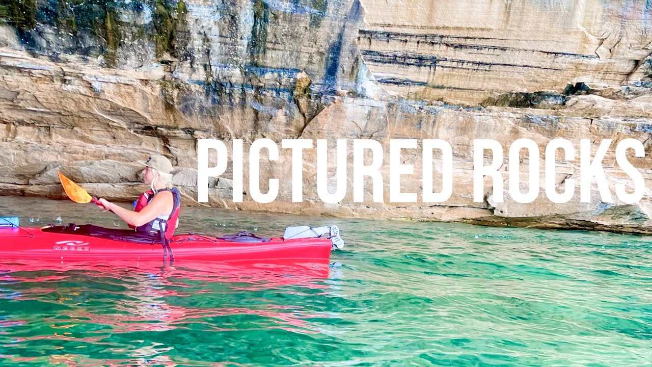 Favorite Views from Kayaking Pictured Rocks National Lakeshore - YouTube