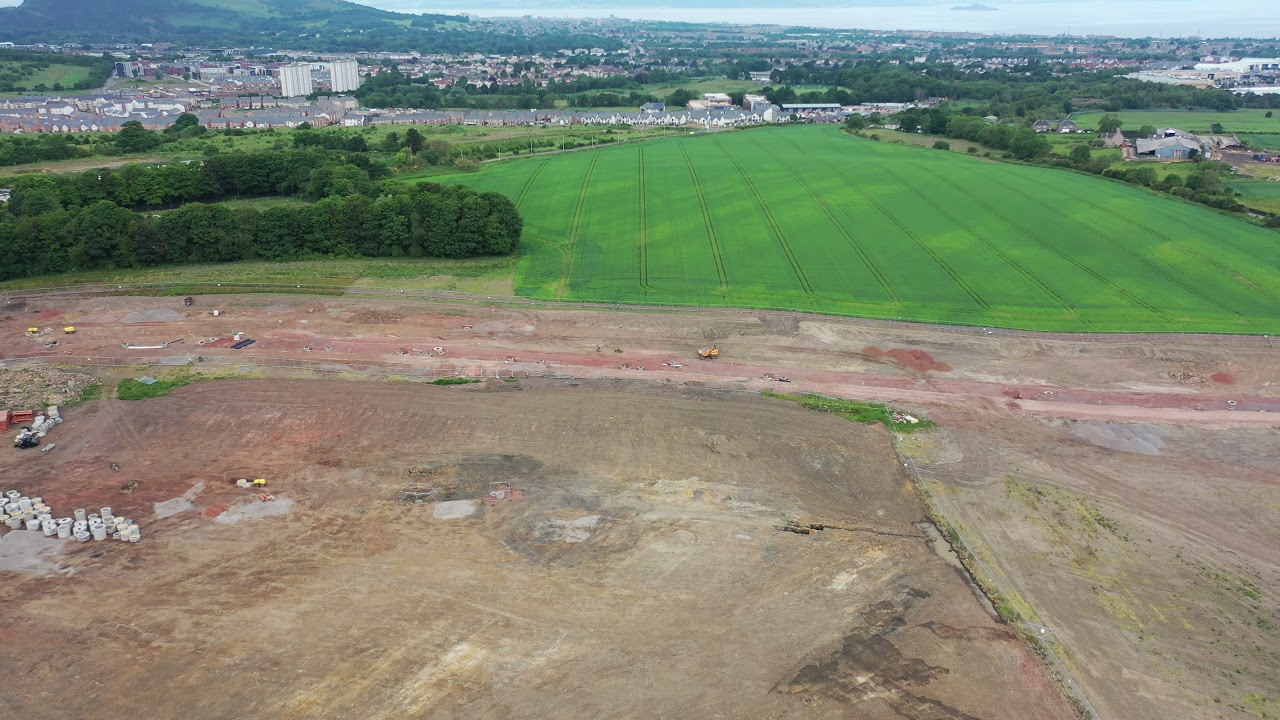 Danderhall from  above