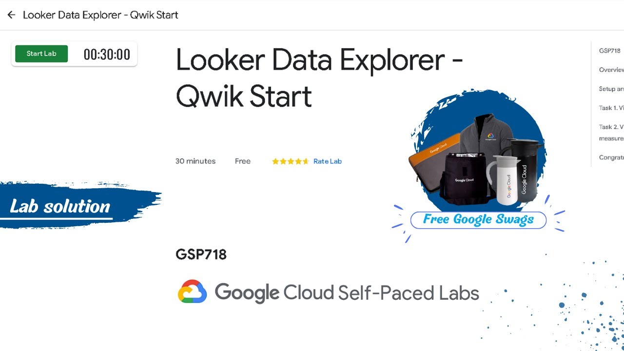 Looker Explorer Looker Data Explorer - Qwik Start Lab solution || Arcade Level 1 || # ...