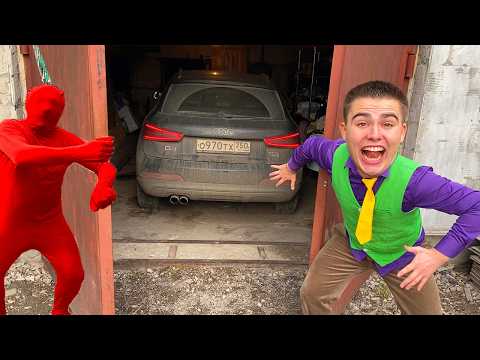 Funny Video 2026 - Family Finds Secret Fire Truck Garage With Giant Motorcycle Collection